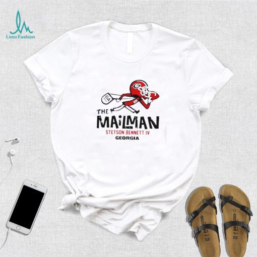 Uga Football The Mailman Stetson Bennett Iv Georgia Bulldogs T Shirt