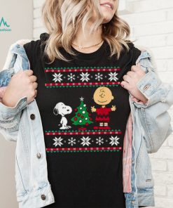 Ugly Christmas T Shirt Peanuts Snoopy And Charlie Christmas Tree