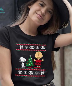 Ugly Christmas T Shirt Peanuts Snoopy And Charlie Christmas Tree