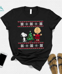 Ugly Christmas T Shirt Peanuts Snoopy And Charlie Christmas Tree