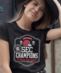 Undefeated UGA 50 30 LSU 2022 SEC Champions Georgia Bulldogs Shirt