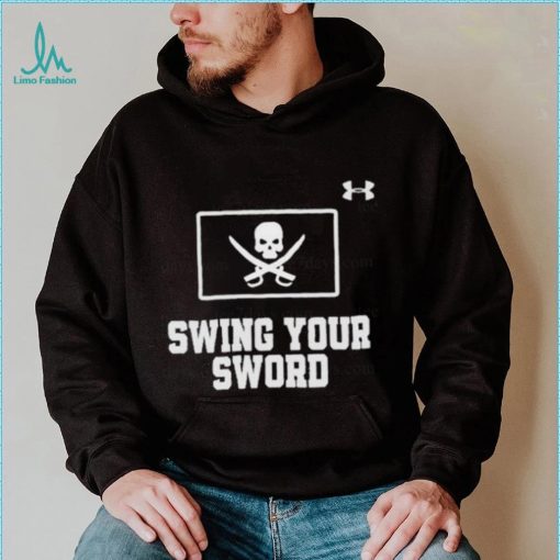 Under armour swing your sword logo shirt