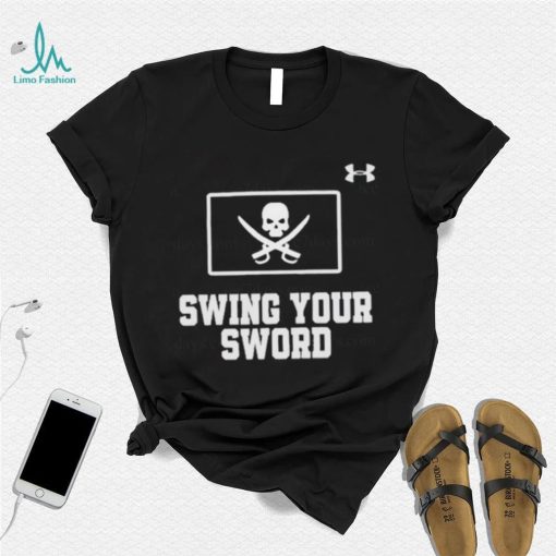 Under armour swing your sword logo shirt