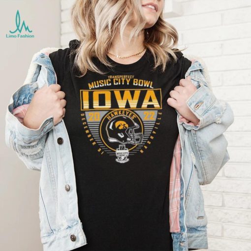 University of Iowa Football 2022 Music City Bowl Bound T Shirt