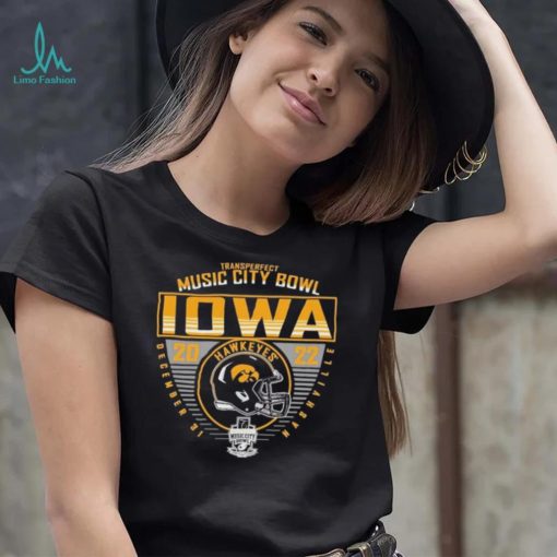 University of Iowa Football 2022 Music City Bowl Bound T Shirt