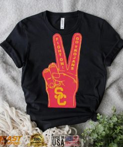 Usc Trojans Vintage Fight On Logo Black shirt