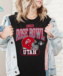 Utah Utes Rose Bowl Game 2023 Helmet Vintage Washed shirt