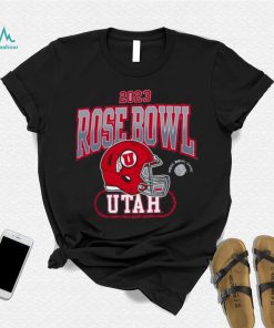 Utah Utes Rose Bowl Game 2023 Helmet Vintage Washed shirt