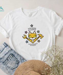 V A Maintenance Division Yellow Voltron Alliance Shirt