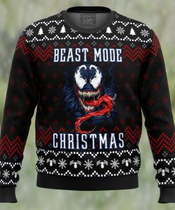 Venom Beast Mode Christmas Ugly Christmas Sweater