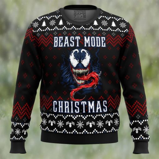 Venom Beast Mode Christmas Ugly Christmas Sweater