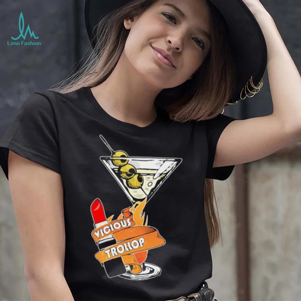 Vicious Trollop Lipstick With Cocktail Shirt