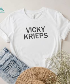 Vicky Krieps simple text shirt