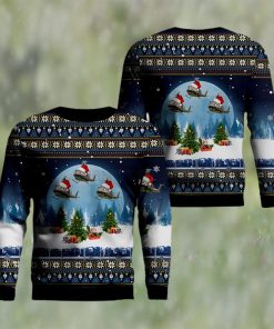 Vietnam Bell UH 1H Huey Ugly Christmas Sweater