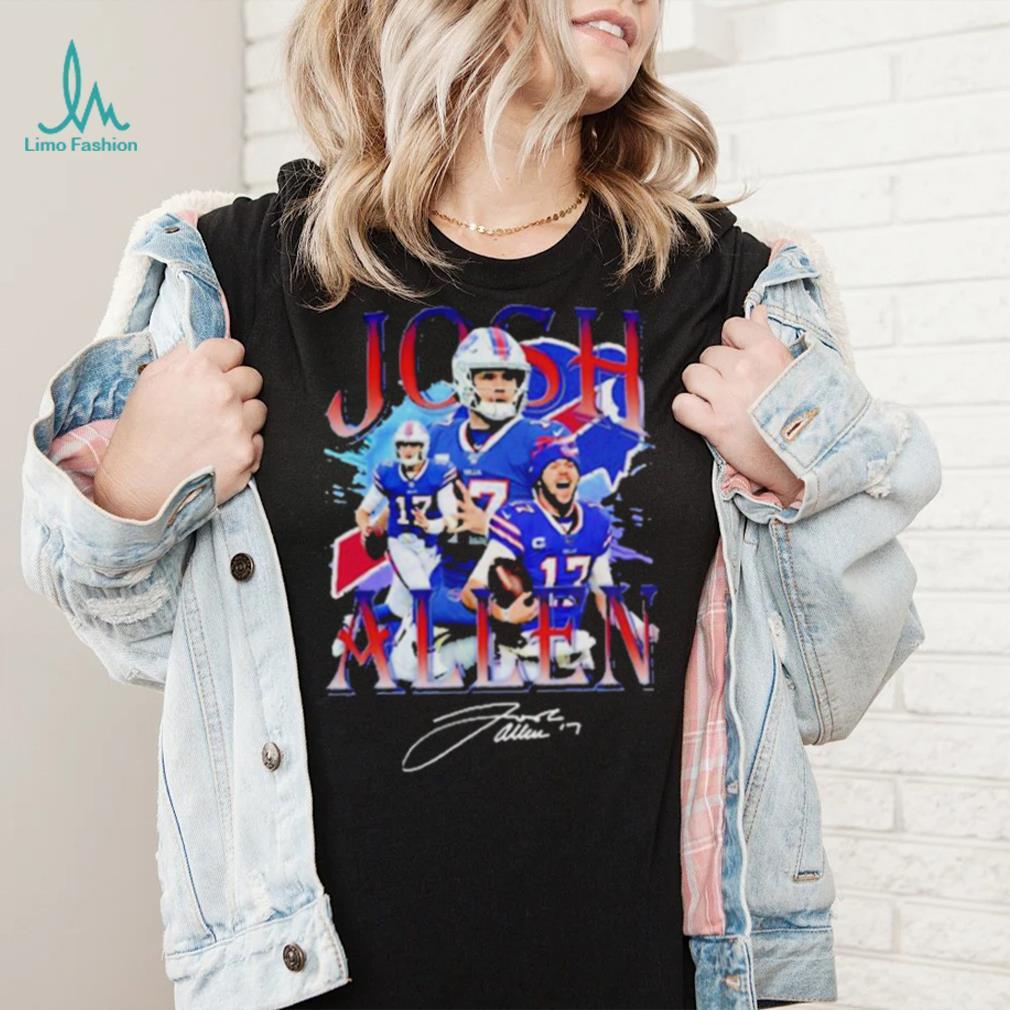 Vintage Bootleg Josh Allen Buffalo Football Signature New Art Shirt Vintage Bootleg Josh Allen Buffalo Football Signature New Art Shirt