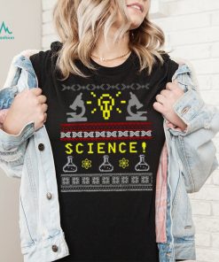 Vintage Science Nerd Ugly Christmas T Shirt