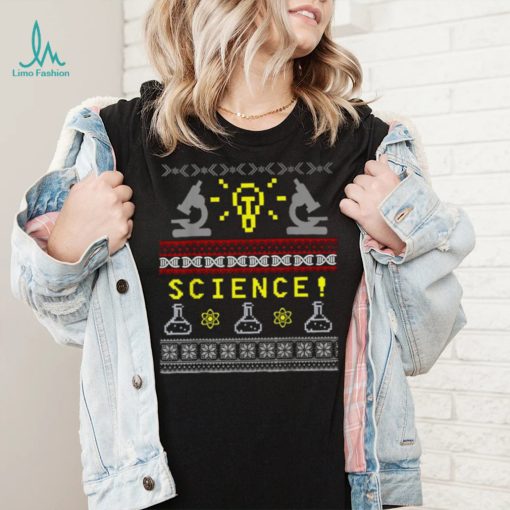 Vintage Science Nerd Ugly Christmas T Shirt