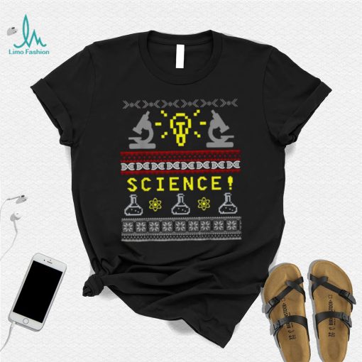 Vintage Science Nerd Ugly Christmas T Shirt