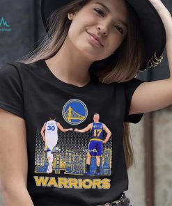 Warriors Curry 30 And Mullin 17 City Signature Shirt