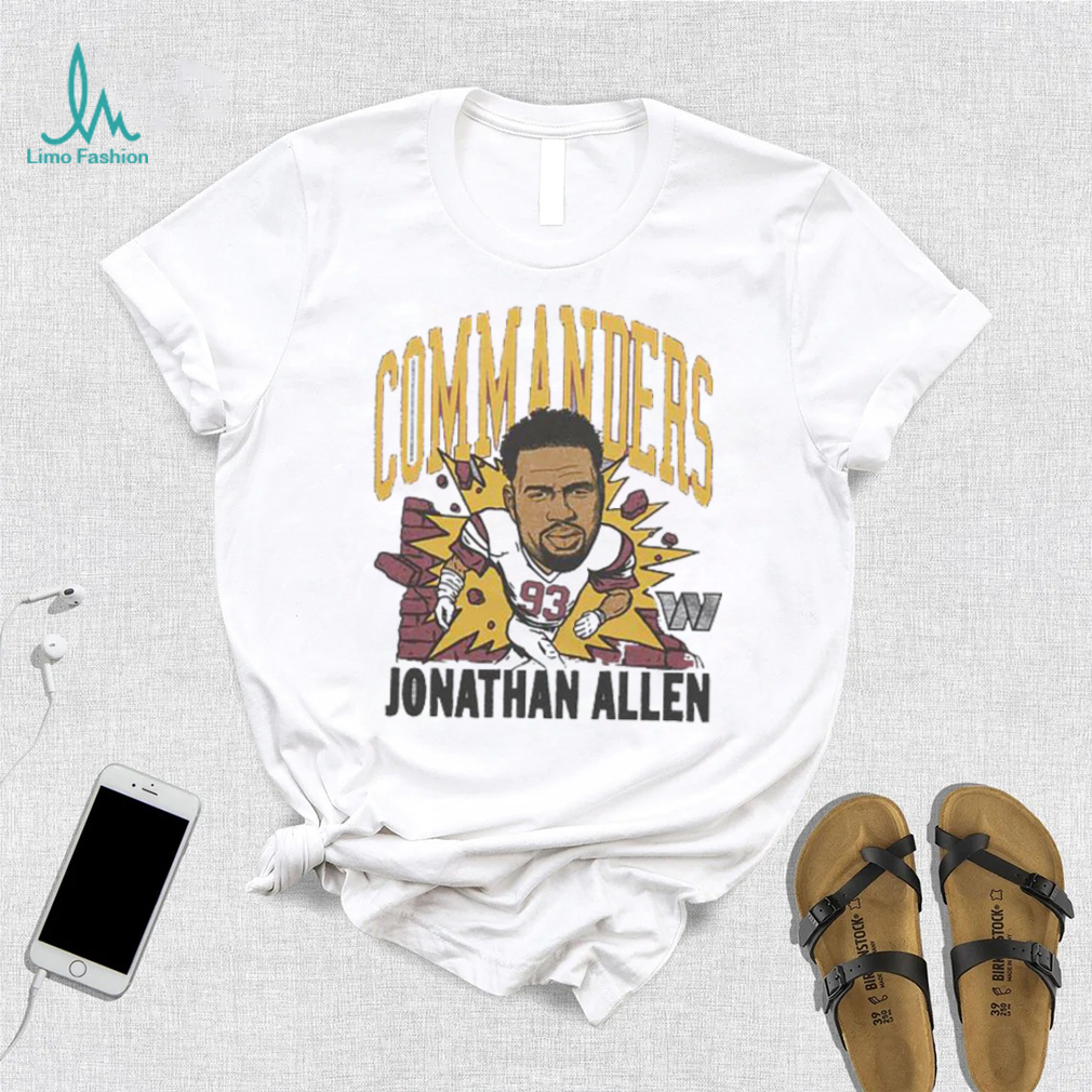 Design top 100 52 jonathan allen Washington commanders shirt, hoodie,  sweater, long sleeve and tank top