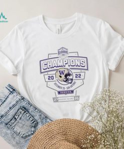 Washington Huskies 2022 Valero Alamo Bowl Champions Score Shirt