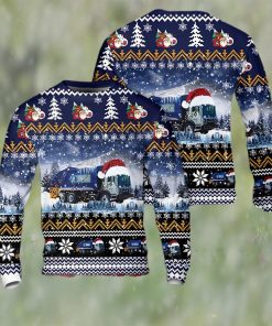 Waste Connections Canada Garbage Truck Ugly Christmas Sweater