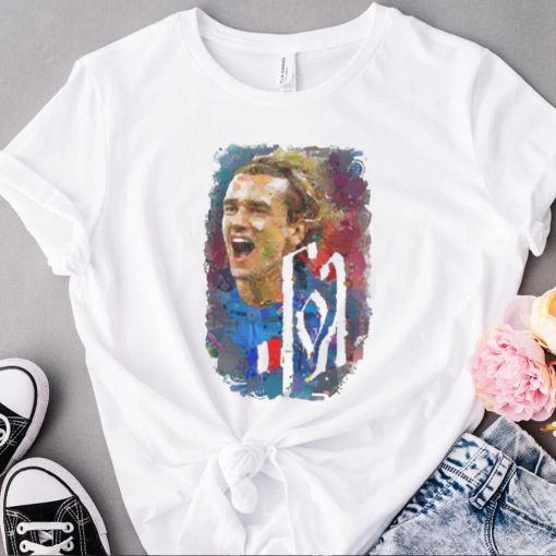 Watercolor Design Antoine Griezmann Portrait shirt