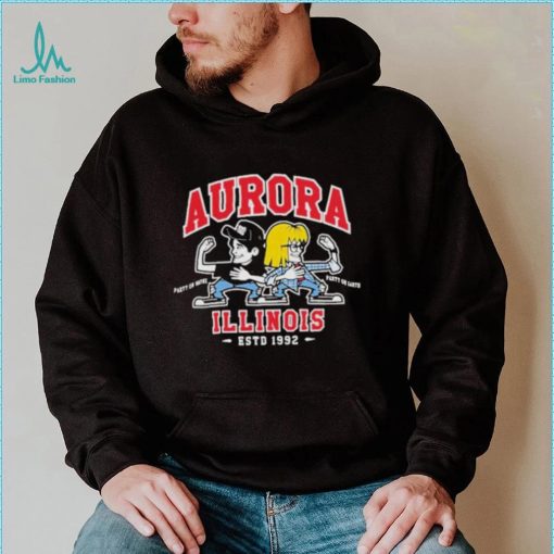 Waynes World Party Time Aurora Illinois est 1992 Shirt