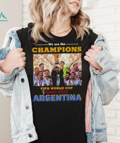 We Are The Champions, Fifa World Cup Qatar 2022 T Shirt