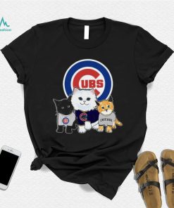 We Love Wrigley Chicago Cubs Baseball Fans And Cat Lovers Funny T Shirt