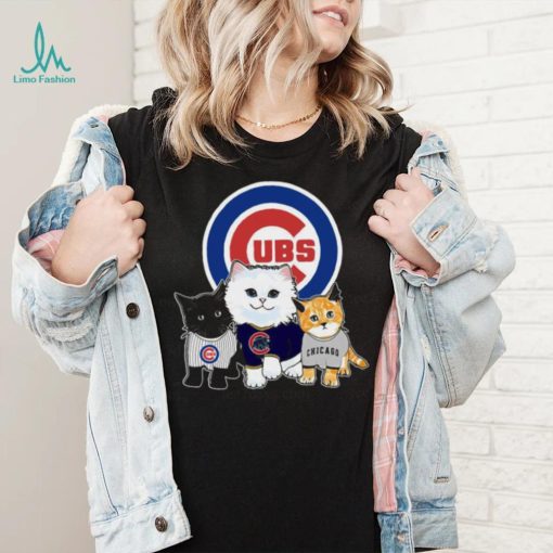 We Love Wrigley Chicago Cubs Baseball Fans And Cat Lovers Funny T Shirt