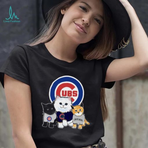 We Love Wrigley Chicago Cubs Baseball Fans And Cat Lovers Funny T Shirt