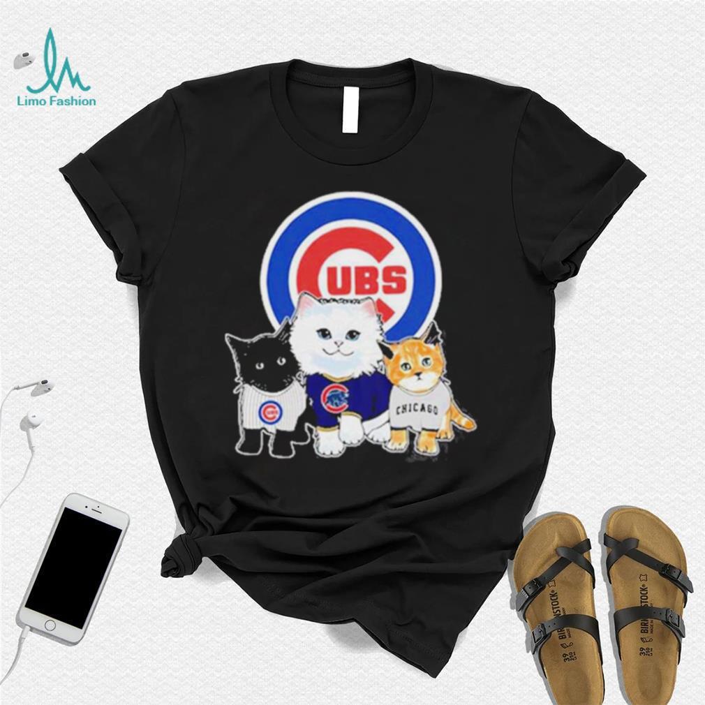 We Love Wrigley Chicago Cubs Baseball Fans And Cat Lovers Funny T