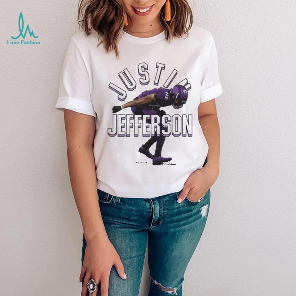 Wearing Purple Justin Jeffer Minnesota Vikings Unisex T Shirt Wearing Purple Justin Jeffer Minnesota Vikings Unisex T Shirt