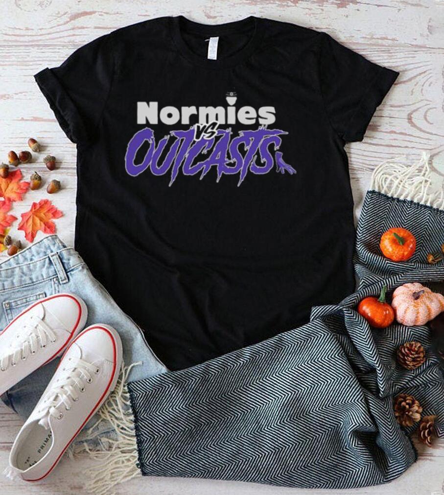 Wednesday normies vs outcasts shirt Wednesday normies vs outcasts shirt