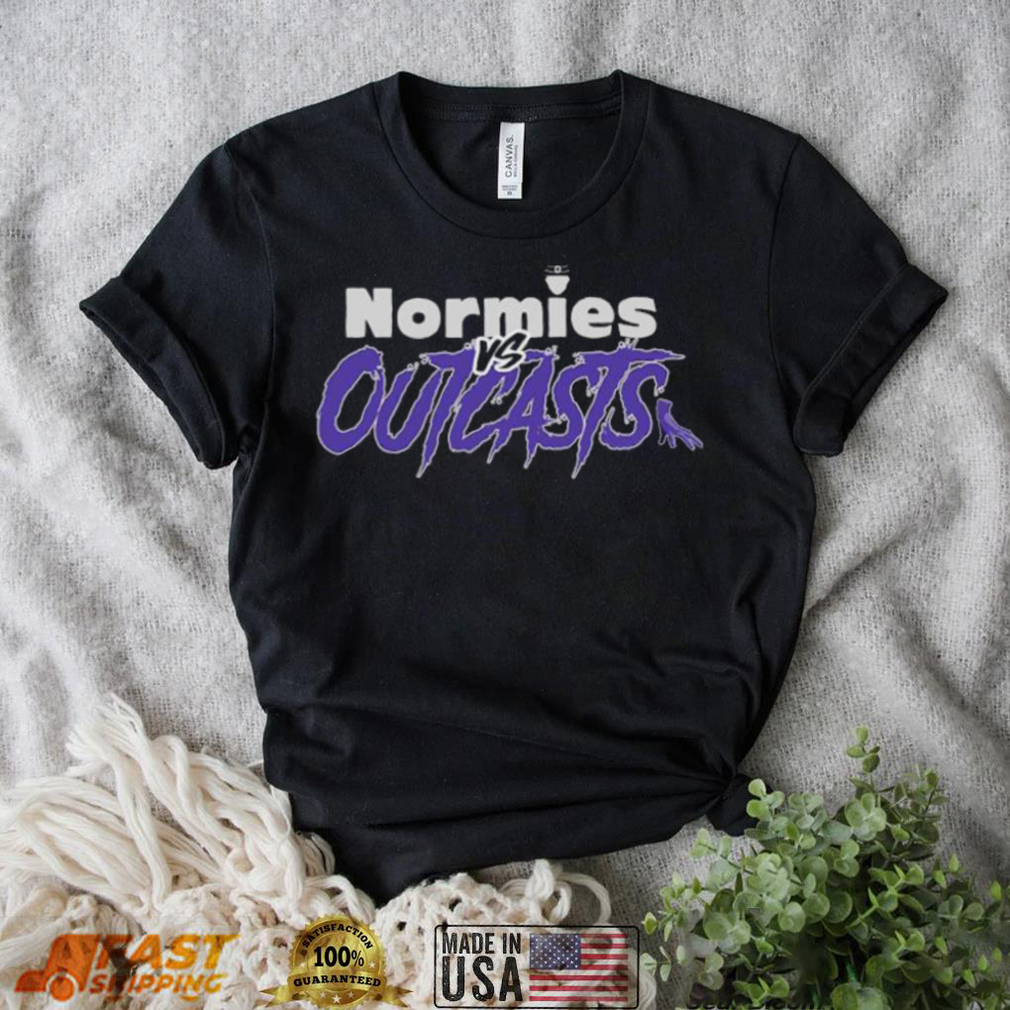 Wednesday normies vs outcasts shirt Wednesday normies vs outcasts shirt
