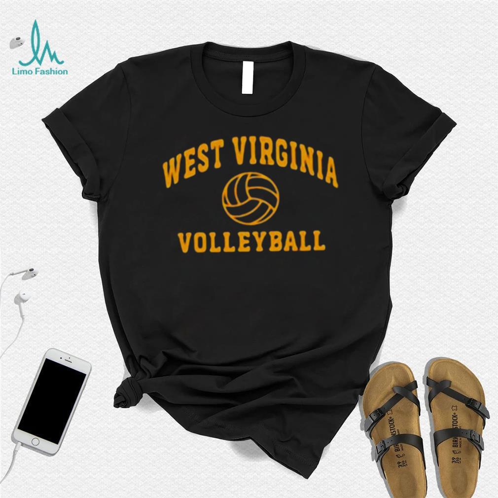 West Virginia Mountaineers Volleyball Icon Powerblend Shirt West Virginia Mountaineers Volleyball Icon Powerblend Shirt