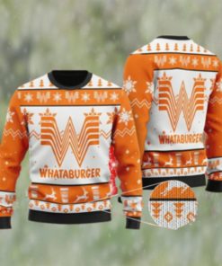 Whataburger Snowfake Ugly Christmas Sweater