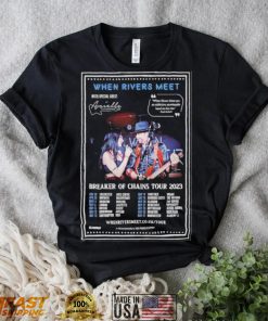 When rivers meet 2022 23 tour shirt