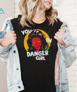 WhoopI goldberg you in danger girl shirt