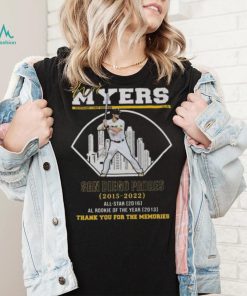 Wil Myers San Diego Padres 2015 2022 Thank You For The Memories Signature shirt