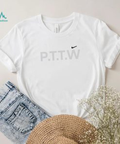 Willie Fritz wear Nike P.T.T.W logo shirt