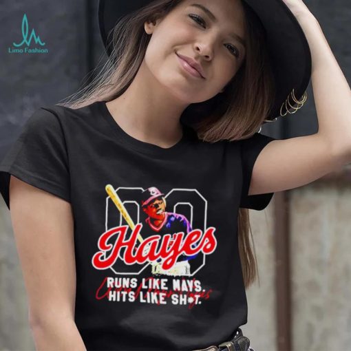 Willie Mays Hayes runs like Mays hits like shit signature shirt