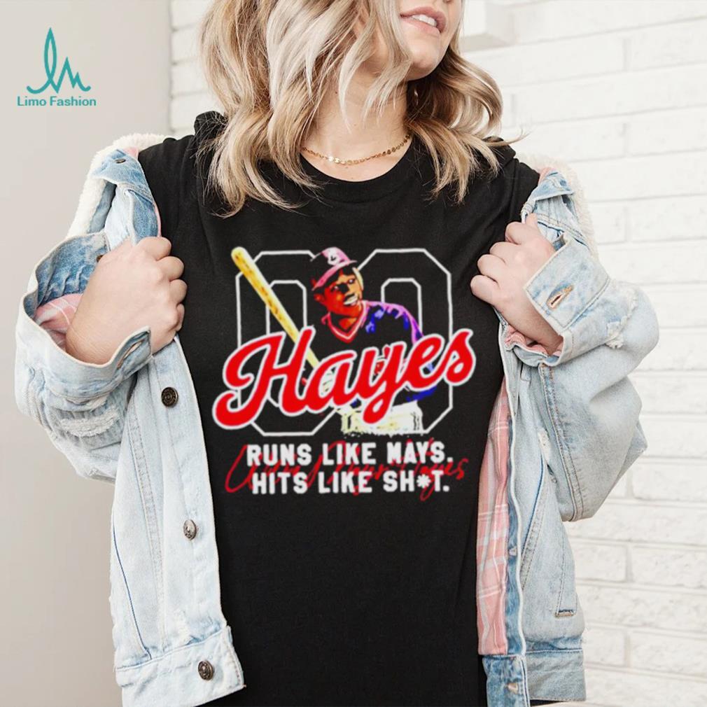Willie Mays Hayes runs like Mays hits like shit signature shirt Willie Mays Hayes runs like Mays hits like shit signature shirt