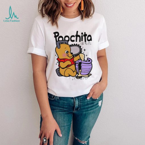 Winnie the Pooh X Pochita Poochita cartoon shirt