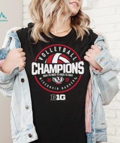 Wisconsin Badgers Black 2022 Volleyball Big 10 Champions Dynasty Shirt