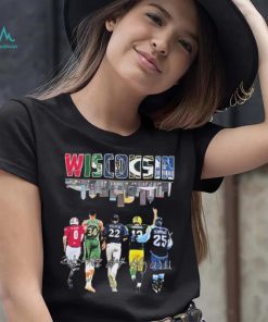 Wisconsin Sports Team Allen Yelich Rodgers And Antetokounmpo Signatures Shirt