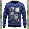 Merry Octomas Christmas Unisex Crewneck Sweater as Sweater
