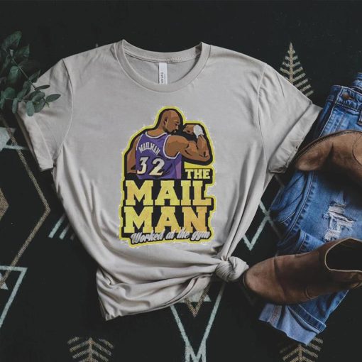 Worked At The Gym The Mailman Men Karl Malone Shirt