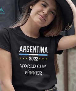 World Cup Winner Argentina 2022 shirt